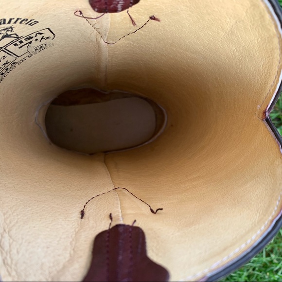 MENS WESTERN COWBOY BOOTS LIZARD PRINT LEATHER BLACK BOTA VAQUERA LAGARTO 099 - Picture 8 of 8